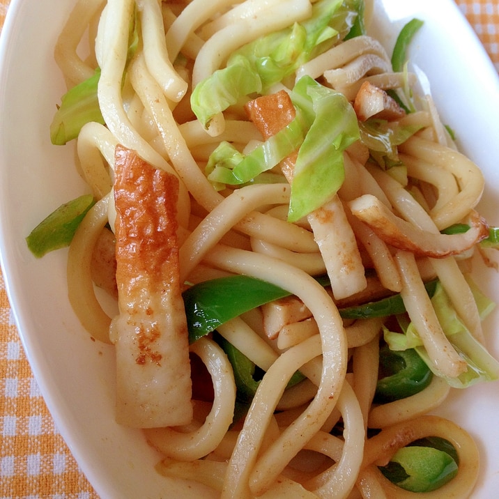 【肉なし】簡単お昼ご飯♪１人分焼きうどん